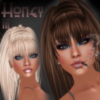 Second Life Marketplace - Honey III Hairs - Blond Pack